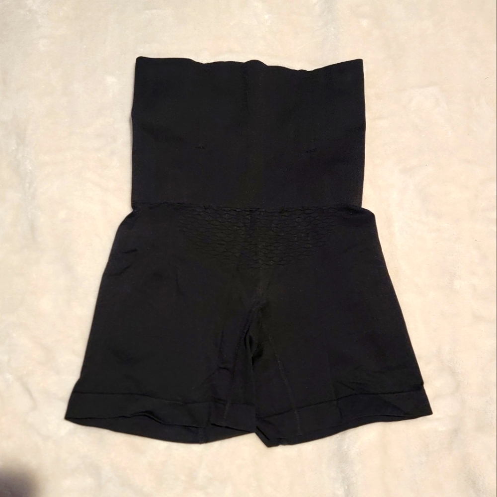 Black High Waisted Shapewear Shorts